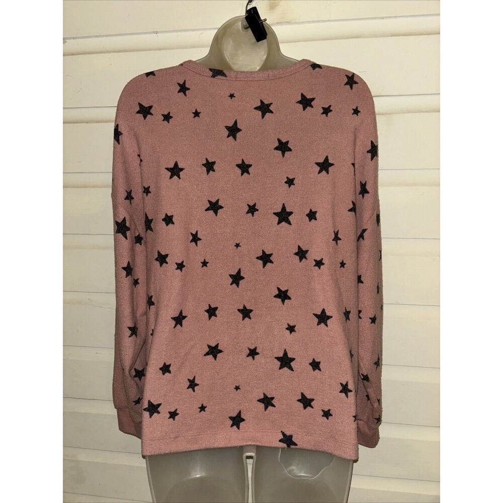 Z Supply Fleece Long Sleeve Pullover Sweatshirt Size M - Picture 6 of 8